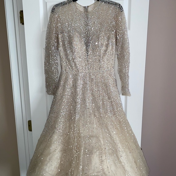 Long sleeve sequin dress - Picture 1 of 4